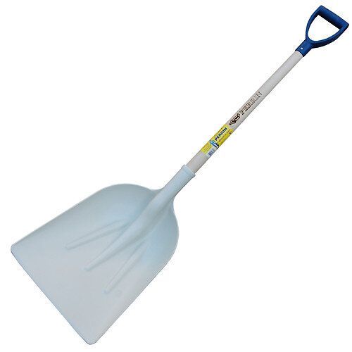 Pelle plastique blanche manche en P plastique + etiquette alimentaire