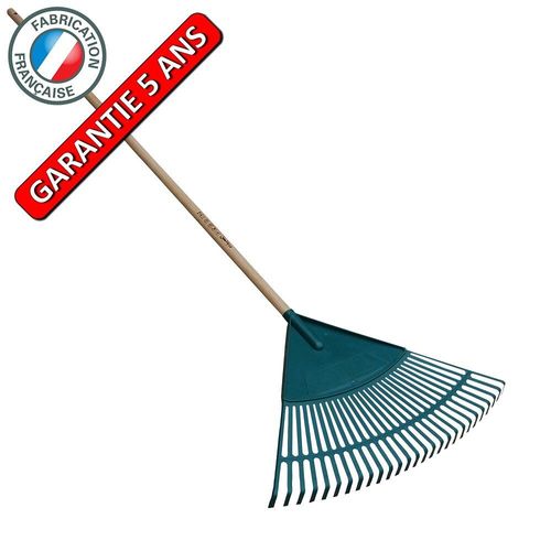 Balai à gazon polypro 61 cm manche 1,50 m, outil à main pour le jardin et le potager