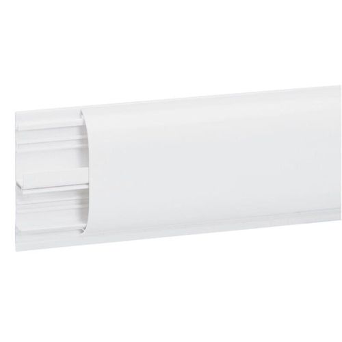 Plinthe électrique 2 compartiments 80x20mm - 2m - blanc - DLPlus LEGRAND