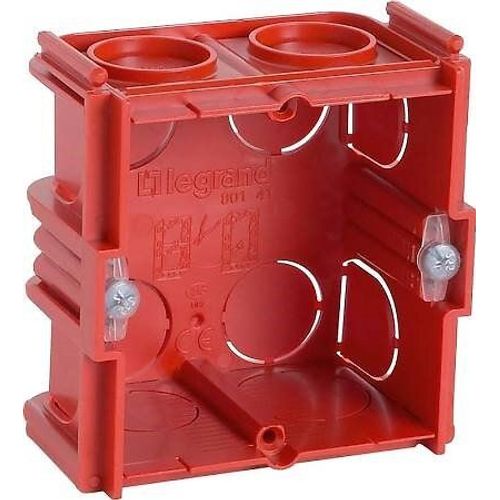 Boîte à Encastrer LEGRAND Carrée Batibox Maçonnerie 1 Poste Profondeur 40mm