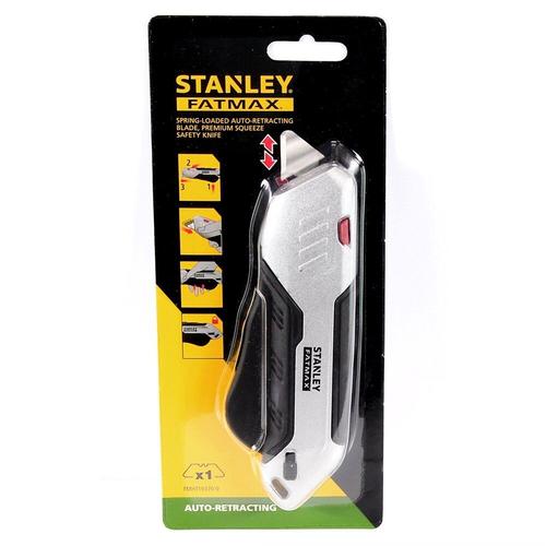 Stanley Couteau de sécurité métal à gâchette et lame auto-rétractable FatMax - FMHT10370-0