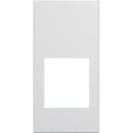 Hager WXD201B Enjoliveur prise rj45 gallery sans porte-étiquette 1mod. Pure