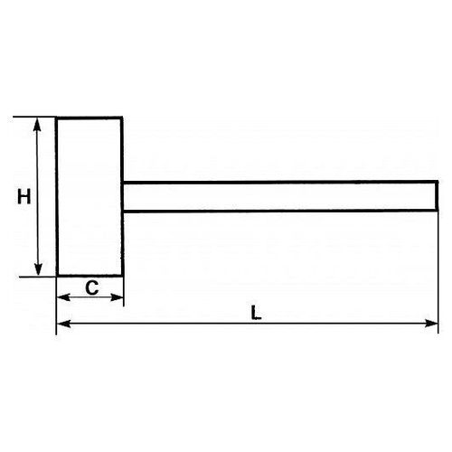 MASSETTE MANCHE FRENE VERNI 25 MM SAM - 320-28D