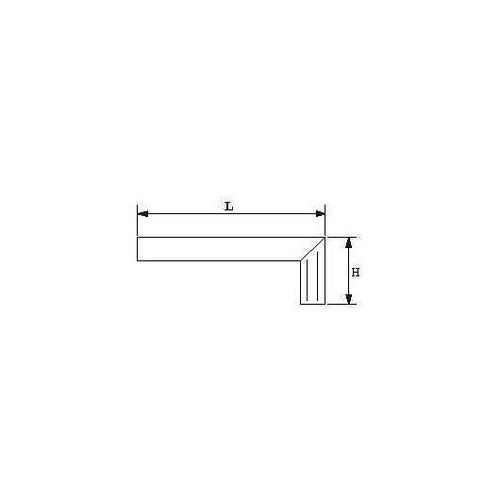 EQUERRE LAME INOX 400 MM SAM - 774-C-40