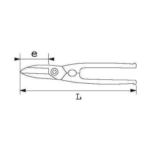 CISAILLE A TOLES BICHANTOURNEUSE SAM - 334-27