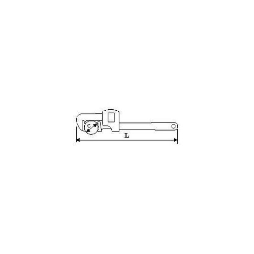 clé serre tubes - 632-10 SAM OUTILLAGE