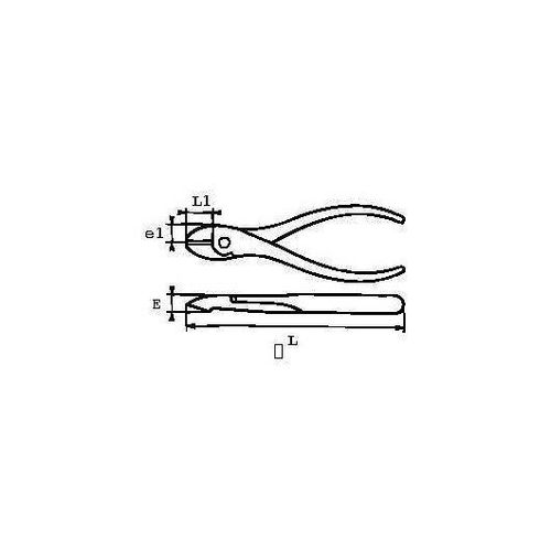 SAM Outillage 232-HR-16 Pince coupante diagonale à effort démultiplié Longueur 165 mm
