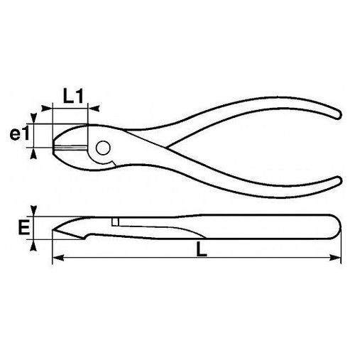 PINCE COUPANTE DIAGONALE ISOLEE 145 MM SAM - 232-14TI