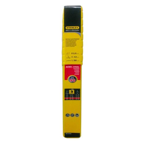 STANLEY 460832 Lot de 50 éélectrodes rutiles acier - Ø 3.25 mm - L 350 mm - Baguettes de soudure