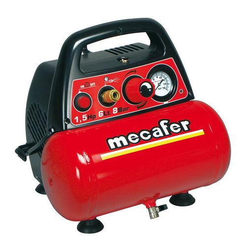 Mecafer 425528 Compresseur 6 L 1,5 hp New vento