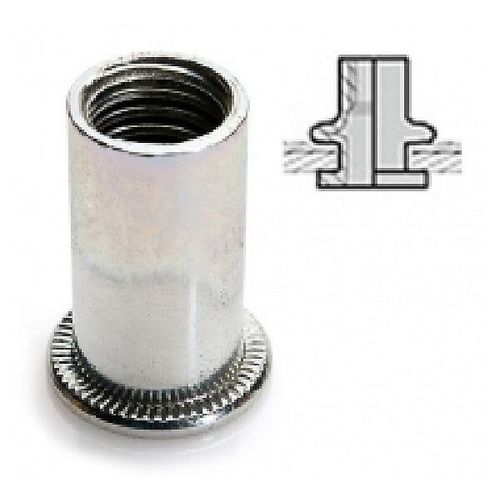 ECROU A SERTIR ACIER TPL M5 (40)