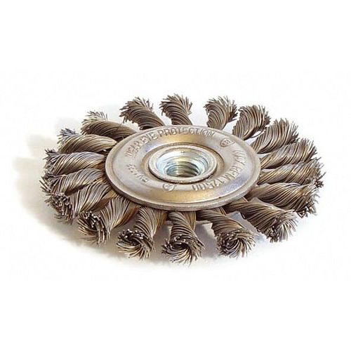 BROSSE METAL PLAT.TORSADEE 115MM