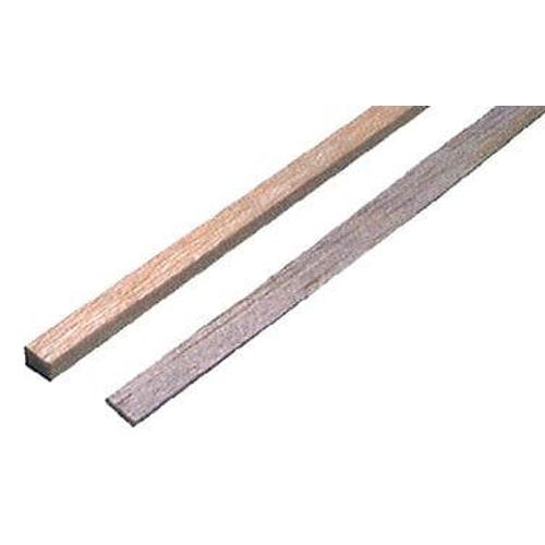 Baguette rectangulaire 5x15mm en balsa