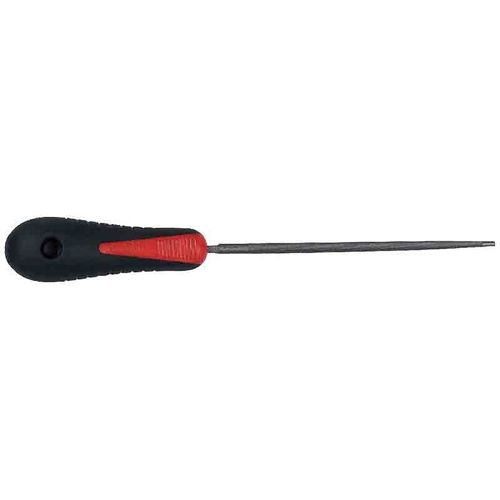Lime ronde manche bi-matière Mob - Lime d'atelier bâtarde - Longueur 200 mm