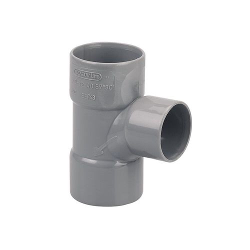 Té pvc pied de biche 90° femelle-femelle - WAVIN