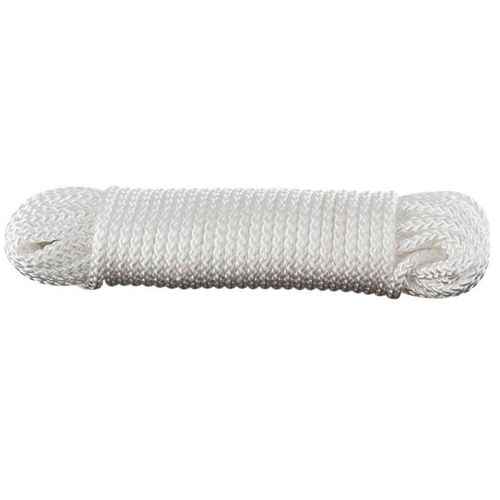 Tresse 20m polypropylène blanc