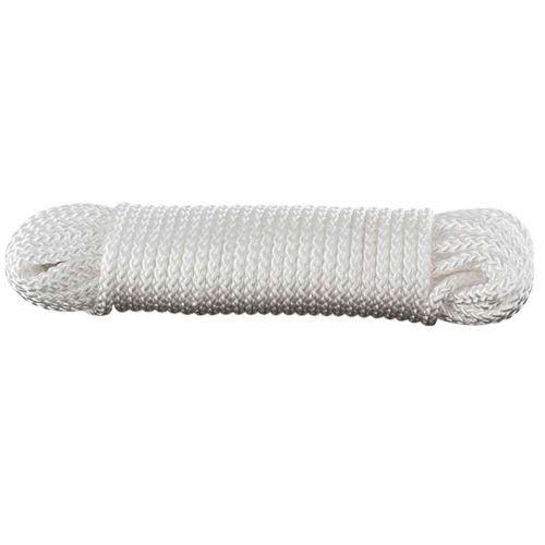 Tresse 20m polypropylène blanc