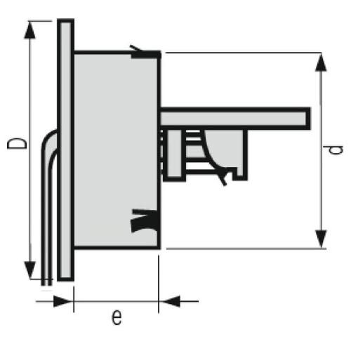 Grille d'aération intérieure à fermeture - Ø 100 mm - FATM100 NICOLL