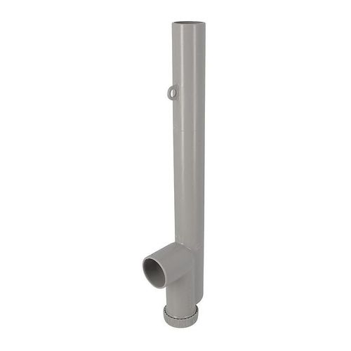 Siphon simple de machine a laver a sortie horizontale - PVC gris - Ø 40 mm - 455x94 mm NICOLL, Ref. 1YH42C