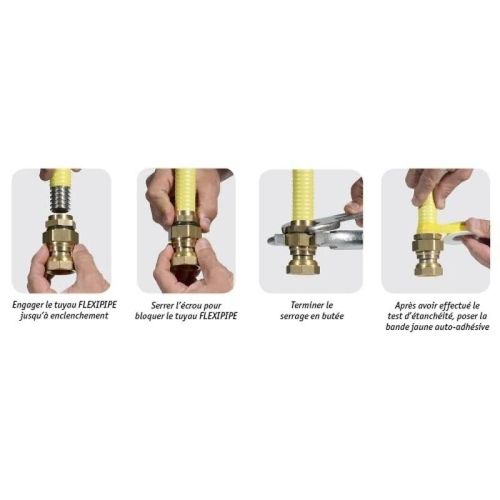 Raccord de transition - à braser sur cuivre 22 mm - DN 20 - FlexiClic CLESSE