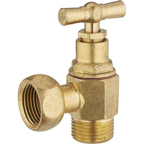 Robinet d'arrêt wc équerre à clapet MF12x17 brut NOYON & THIEBAULT