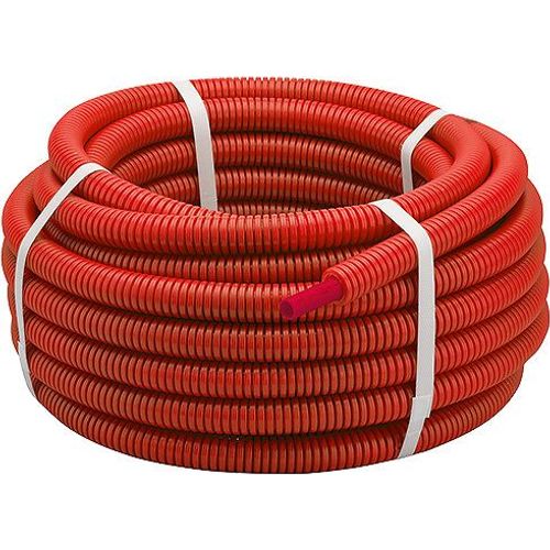 Tube per gainé rouge ø12 - 50 mètres NOYON & THIEBAULT