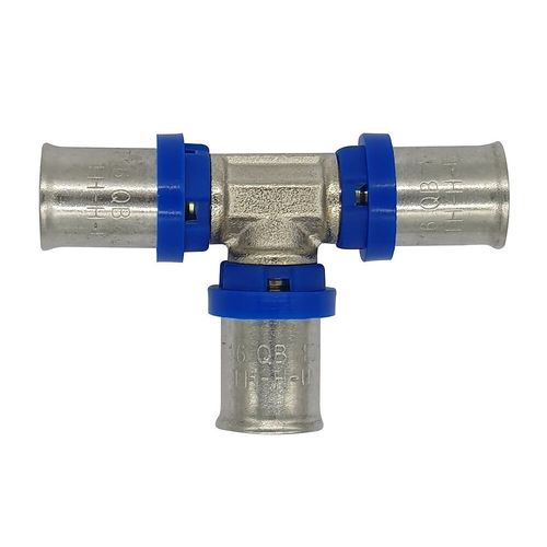 Té égal à sertir multiprofil TH-H-U pour tube multicouche NOYON & THIEBAULT - Ø 20 mm - 310902