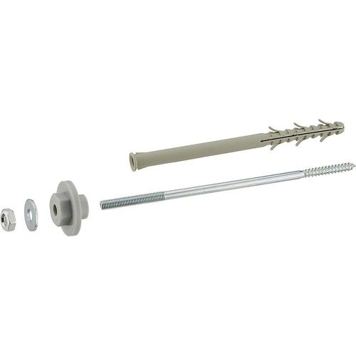 Fixations lavabo mur isolé polystyrène vis 8x220 mm chevilles 10x160 mm x2 NOYON & THIEBAULT