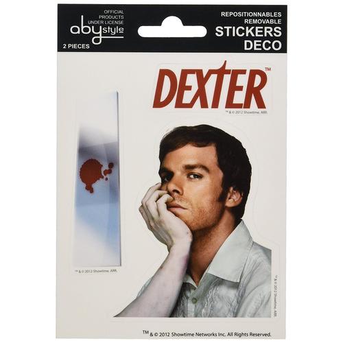 ABYstyle ABYDCO220 - Ameublement et Décoration - Dexter - Stickers - 2 Planches - Dexter -16 x 11 cm
