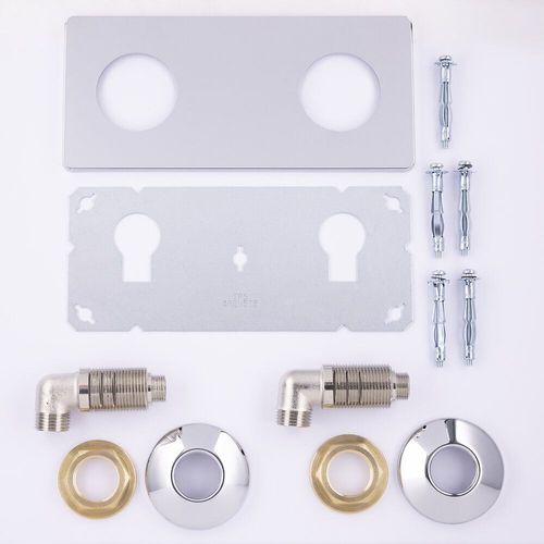 Fixsystem platine double de lavabo M15x21 - sortie M12x17 NOYON & THIEBAULT