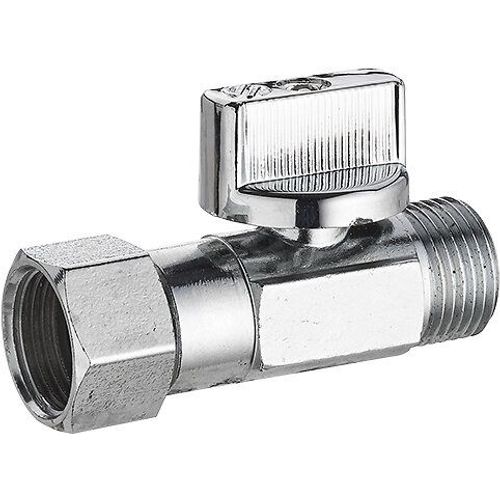Robinet d'arrêt wc droit 1/4 tour MF12x17 chromé NOYON & THIEBAULT