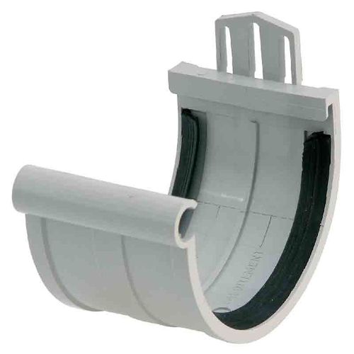 Jonction 1/2 rond PVC gris  (16 -  30 m?)