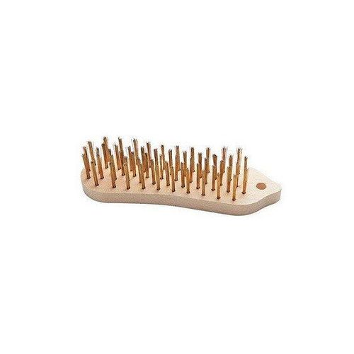 30 brosses métalliques à main sans manche 5 rangs - Fils laitonnés - 10311006 - Sidamo
