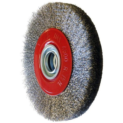 Sidamo - Brosse circulaire pour touret D.150mm fils ondulés inox