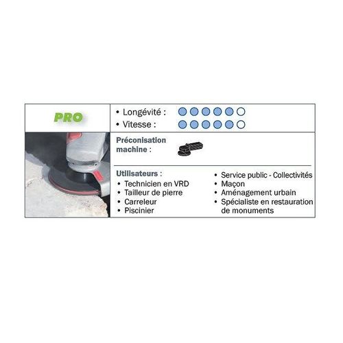 Sidamo - 5 disques semi-flexible SIDAFLEX D.125x22,23 C Grain 36 carbure