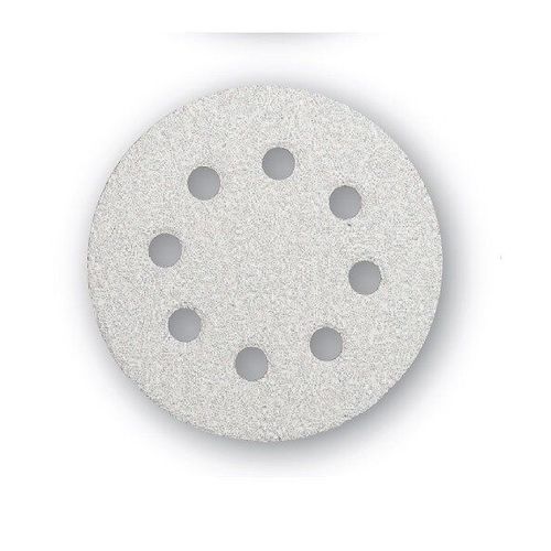 Sidamo - 25 Disques abrasif PRO corindon anti-encrassant et auto-agrippant 150 mm et 6 trous d'aspiration - Grain : 240