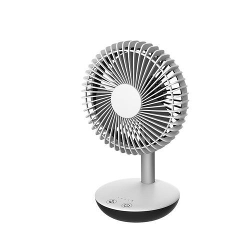 Mini ventilateur de table SMART-E Blanc - 3W - D15cm - Rechargeable - Sans Fil - Pour la maison/bureau