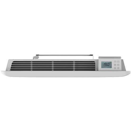 Radiateur électrique fixe en céramique à chaleur douce LEIA 1500W blanc - Programmable - Ecran LCD - Détecteur de présence - VOLTMAN