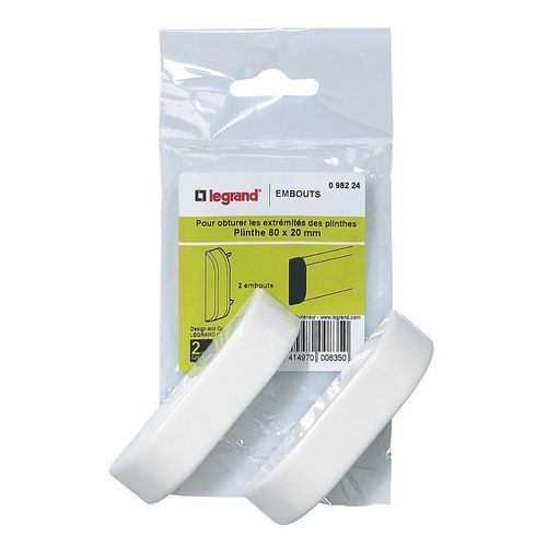 DLP embout plinthe 80x20 mm
