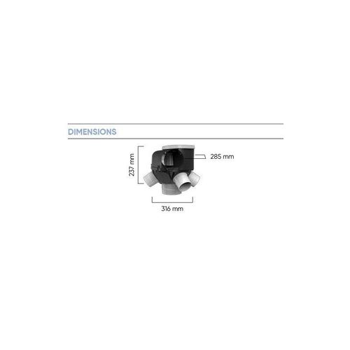 Kit VMC - simple flux - Autocosy Plus ATLANTIC
