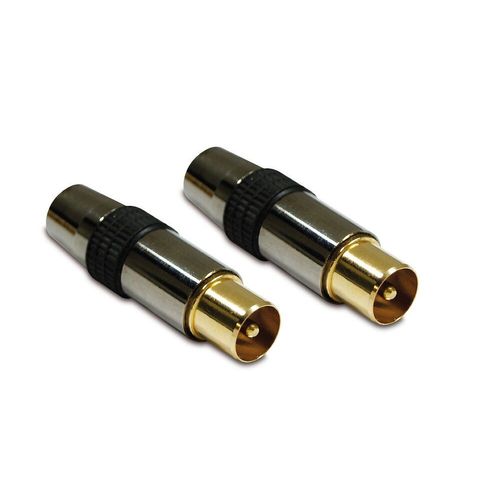Jeu de 2 fiches Prémium TV mâle Metronic - Diamètre 9,52 mm