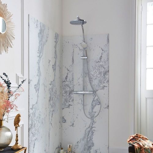 Pommeau de douche rond 3 jets Jacob Delafon Amelie chrome