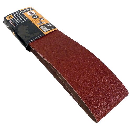 2 bandes abrasives 915 x 100 mm Grain 40 pour ENERGYSAND 150 et 200ASP - 805406 - Peugeot