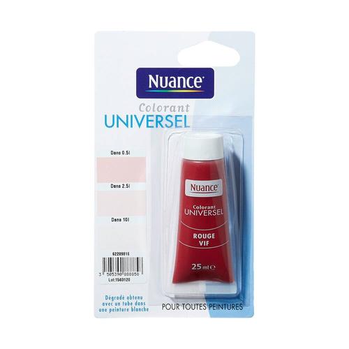 Colorant universel rouge vif 25ml