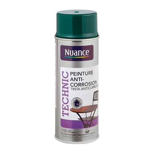 Peinture aérosol 400ml anticorrosion vert
