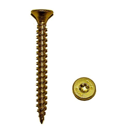 Boîte de 110 vis pour aggloméré/bois tête fraisée torx en acier zingué Chrome3 COTEKA 4x50mm