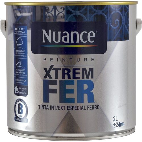 Peinture Xtrem fer brillant blanc 2L