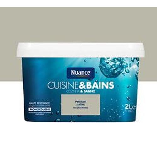 Peinture Cuisine et Bains Satin Petit kaki Pot 2l