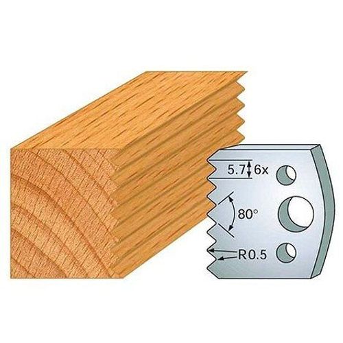 Jeu de 2 fers profilés acier Ht. 40 mm N°077 Bouvetage - 800.077 - Leman