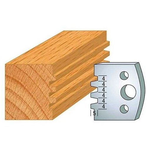 Jeu de 2 fers profilés acier Ht. 40 mm N°076 Bouvetage - 800.076 - Leman